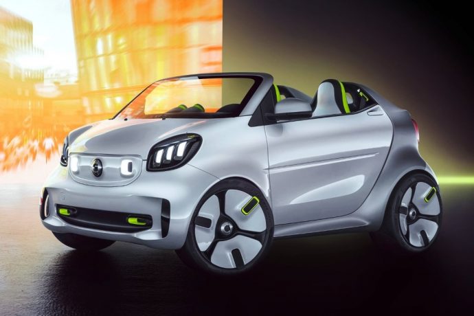 Smart’s Forease is an over-the-top, topless EV concept