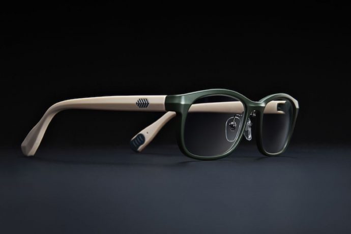 Touch a button to turn these glasses into bifocals!