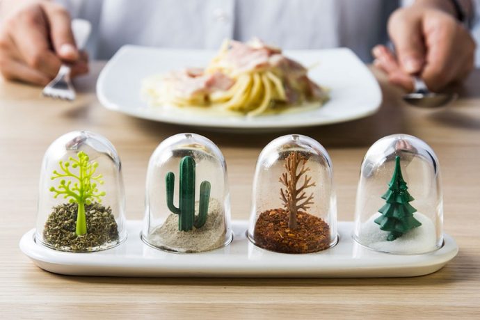 These spice shakers embody the literal beauty of seasons and seasoning!