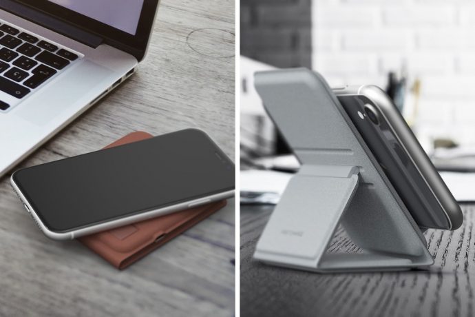 Smartphone Stand Meets Wireless Charger