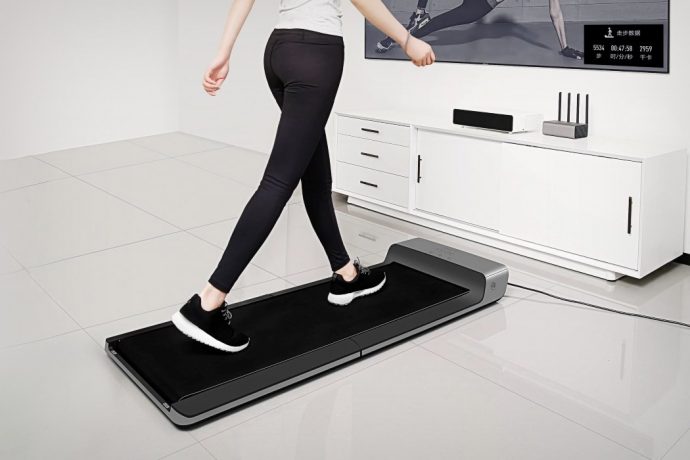 The folding treadmill that fits under your sofa
