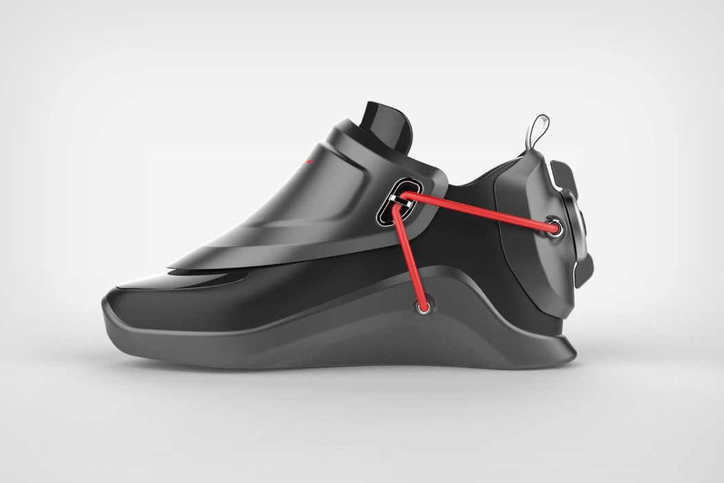 self-lacing Nike sneakers 