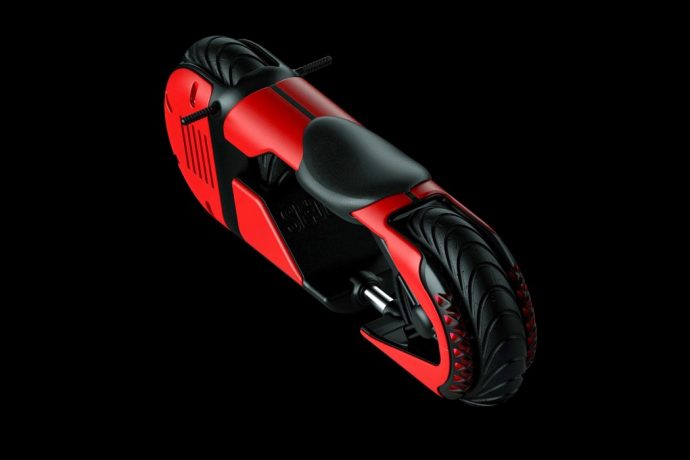 A motorbike that looks… un-bikely