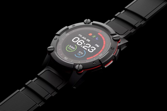 The PowerWatch 2 runs entirely on its wearer’s body heat and solar energy