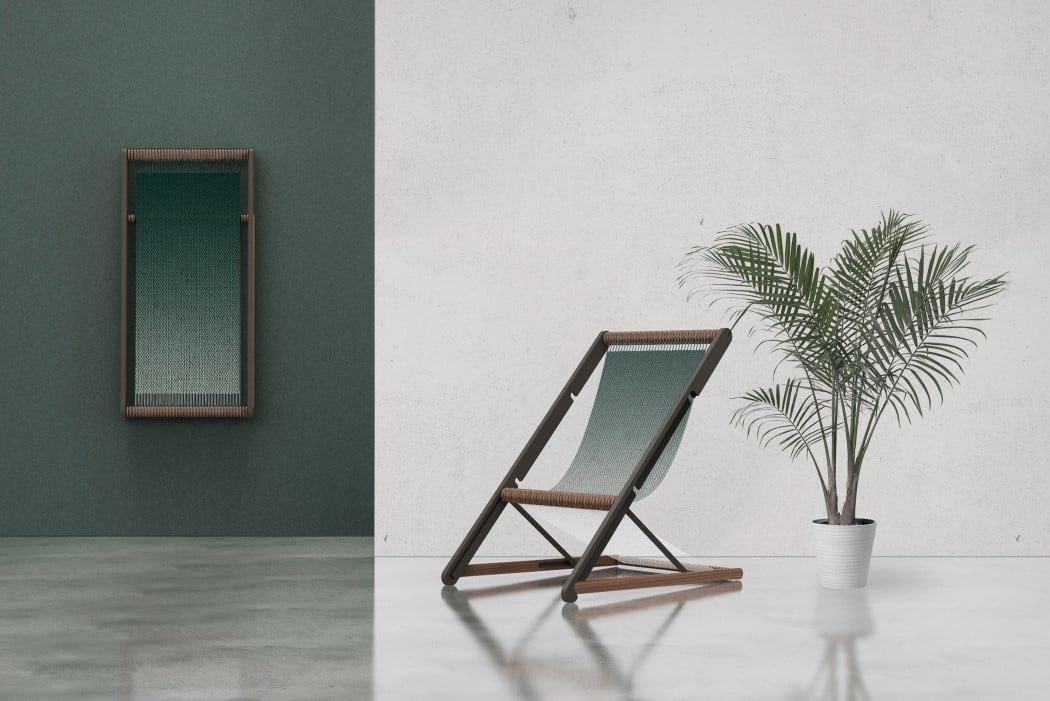 The Loom Chair Becomes Wall Decor When Not In Use Yanko Design