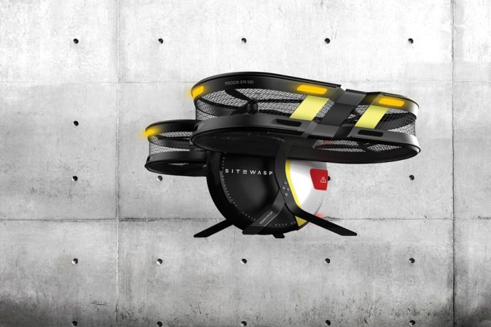 The SiteWasp drone basically replaces the Supervisor at a construction site