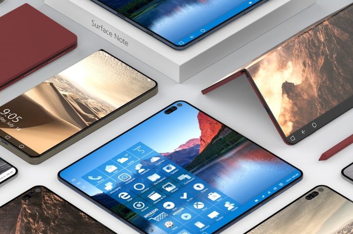 The Windows OS is perfect for gadgets with folding displays