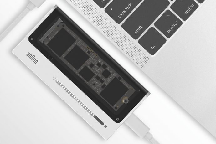 Braun inspired hub/SSD that channels your designer self
