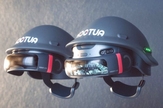 NOCTUA is a sexy Mixed Reality safety helmet for the construction industry