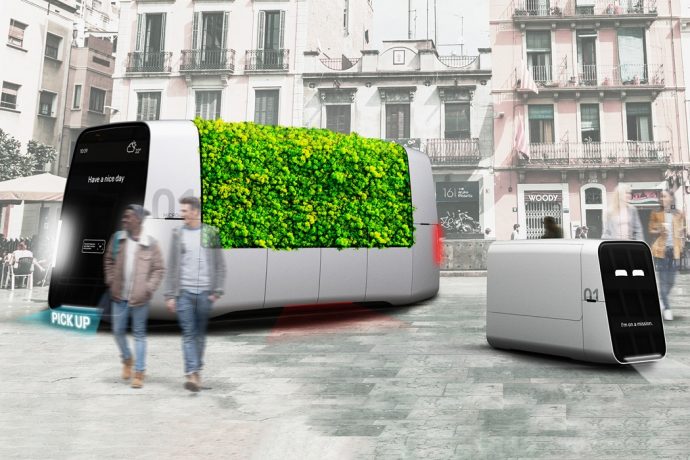 Future promises on-time delivery with this autonomous hub and it’s minions!