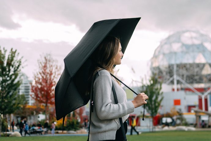 The world’s strongest umbrella uses an automotive-inspired rib suspension system