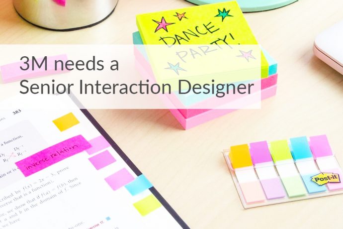 3M needs a Senior Interaction Designer