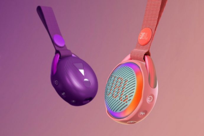 The JBL Jr Pop is a wireless bluetooth speaker just for the kids
