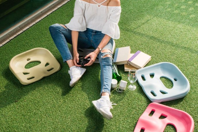 The EVA Cushion turns any surface into an ergonomic, comfortable seat