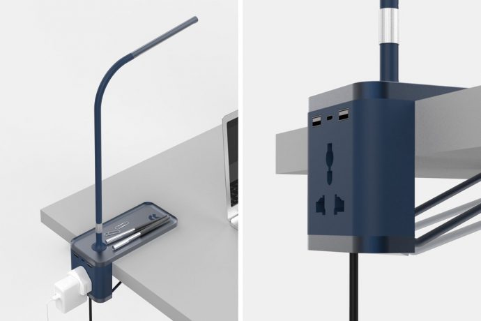 One light with all-inclusive charging to organize and rule all desks