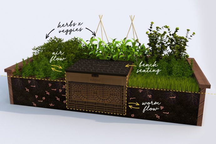 This innovative composting crate can repair the earth’s soil