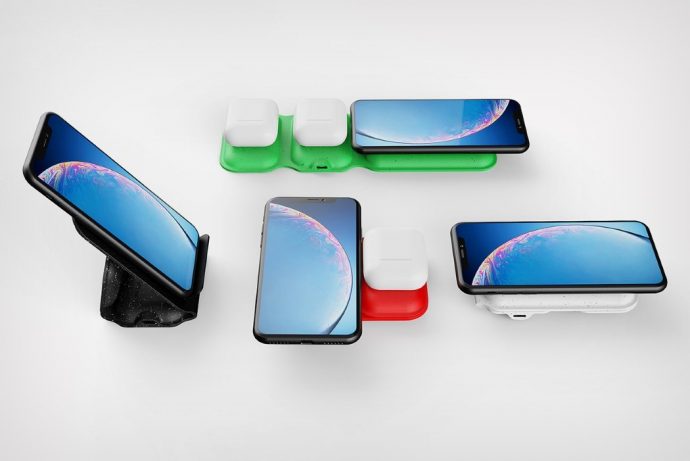 The Flexo are portable wireless chargers that you can carry around with you!