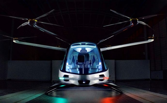 The future of taxis is airborne… and emission-free.
