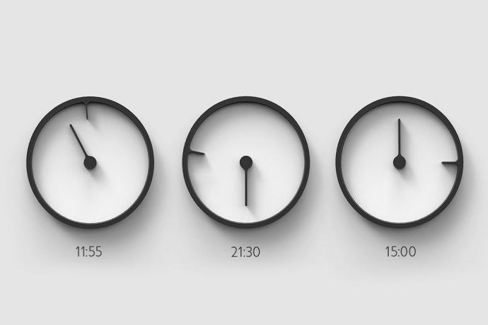 Clock designs that challenge the traditional time-displaying methods
