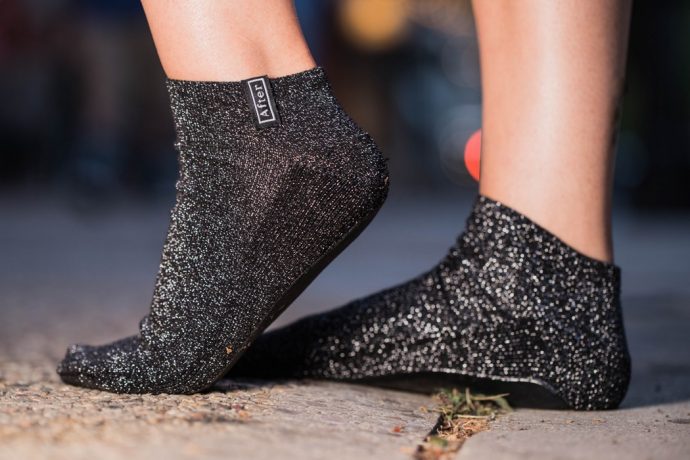 The Aftersocks are footwear that literally slip into your pocket