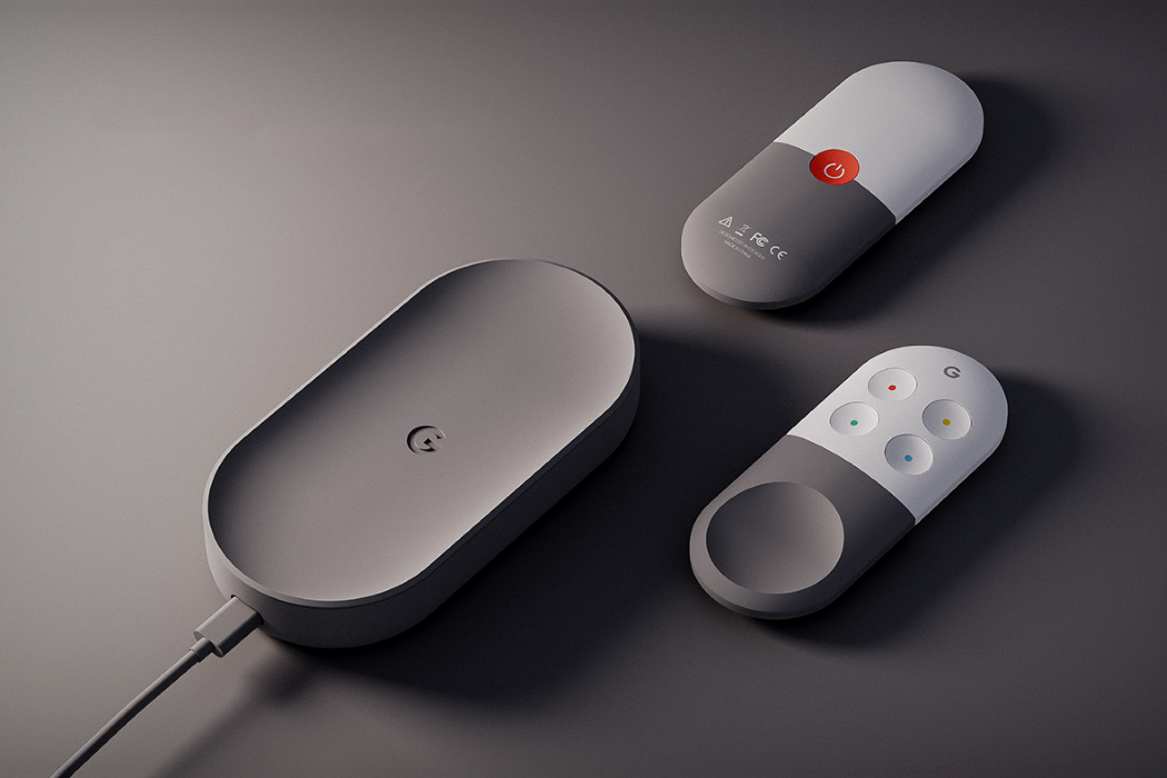 kort lysere Victor The Google Chromecast gets an Apple TV style makeover… and a remote! -  Yanko Design