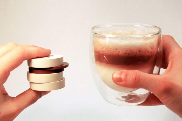 Coffee Composer lets you build your coffee by stacking “ingredient tokens”