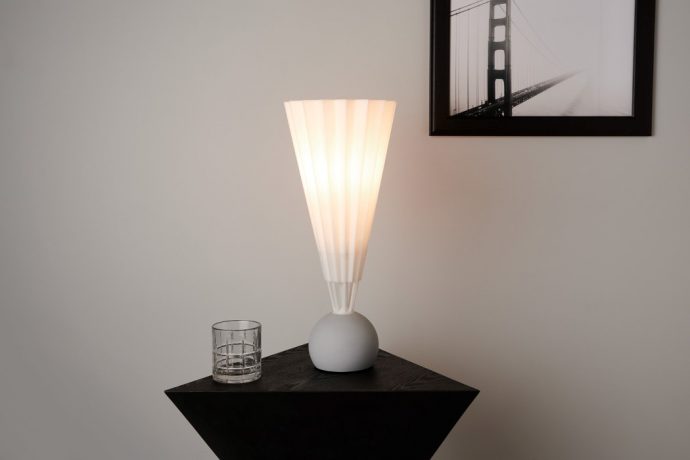The Konus lamp’s shuttlecock design turns function into aesthetics
