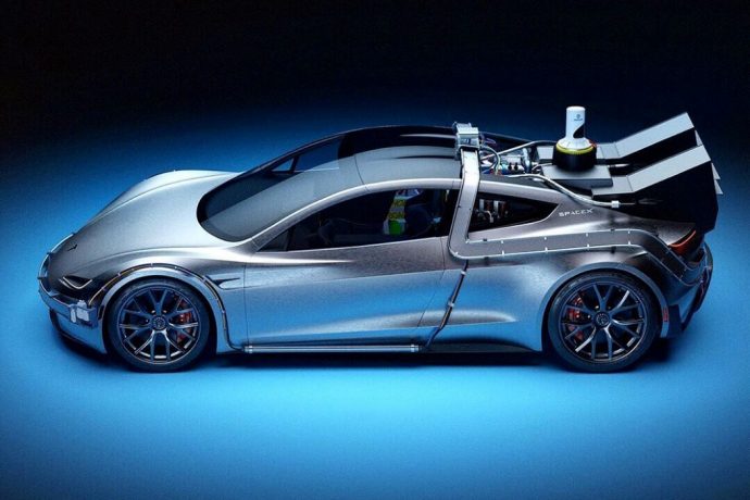 Tesla meets SpaceX meets Back To The Future!