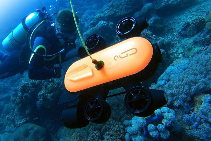 Discover unparalleled views with the deepest underwater drone diving at 150m (492ft)