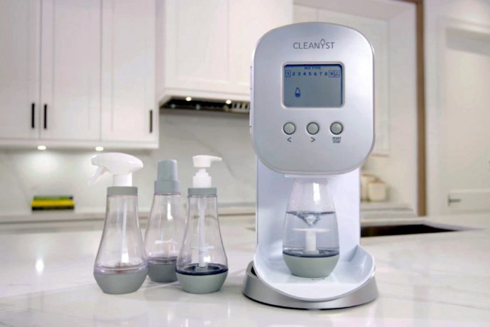 The eco-friendly Cleanyst lets you make your shampoos and shower-creams at home
