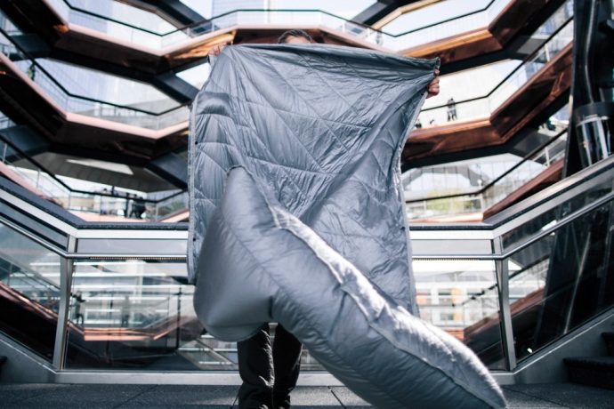 The Layover Travel Blanket is the most innovative travel product since the neck-pillow