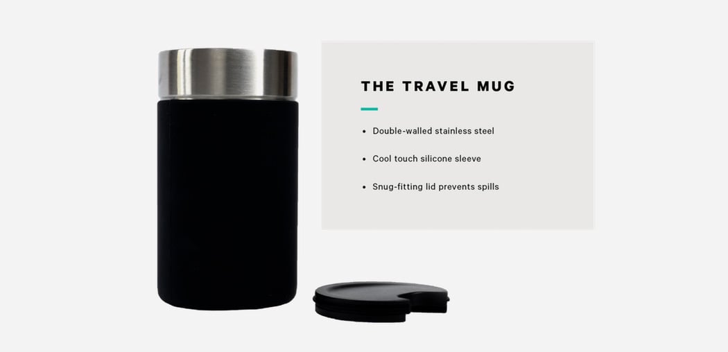 Pakt Travel Mug - Black