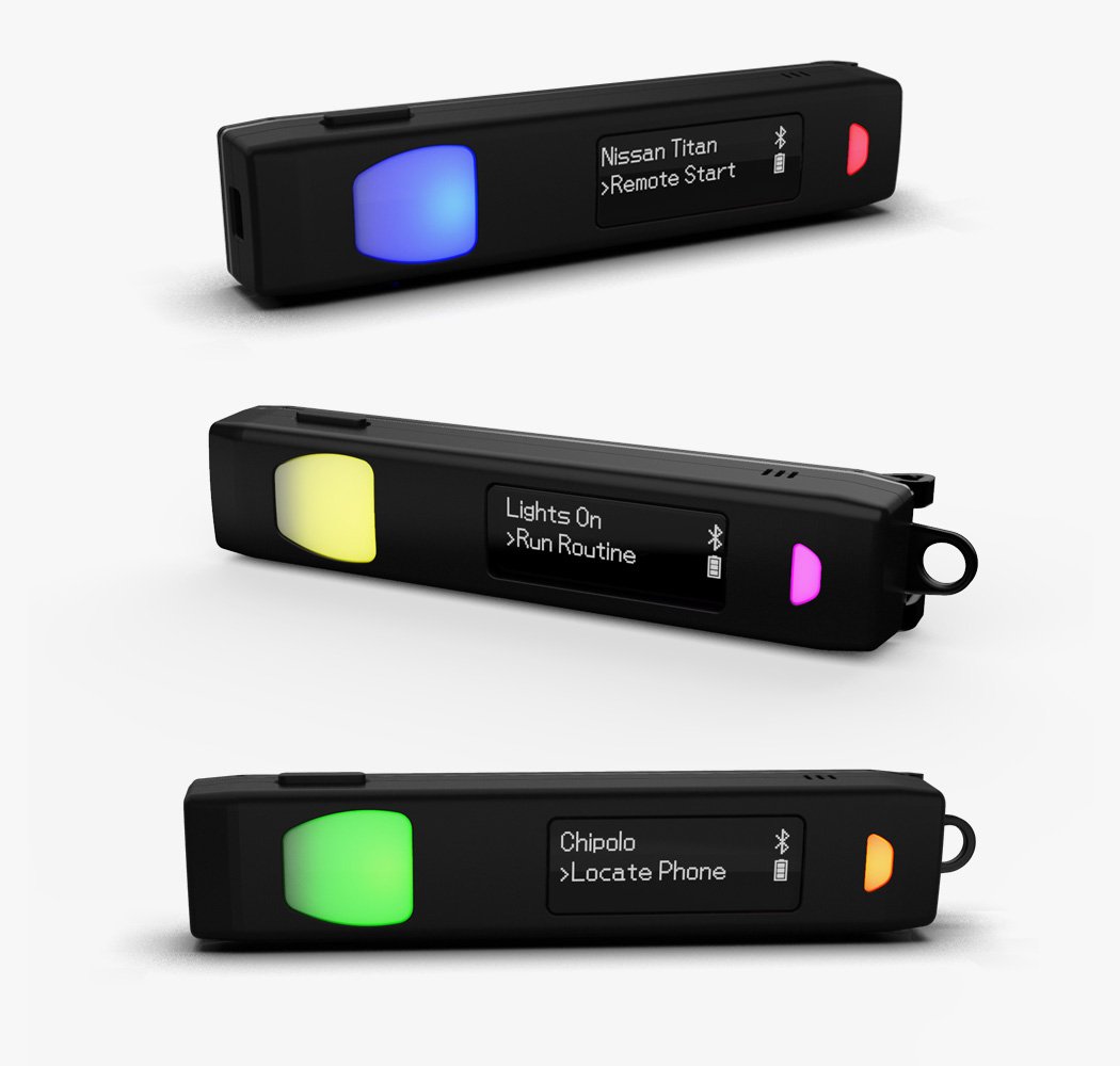 This Key-fob is like a universal remote for all your smart-devices - Yanko  Design