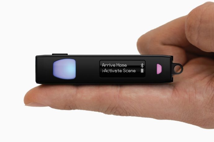 This Key-fob is like a universal remote for all your smart-devices