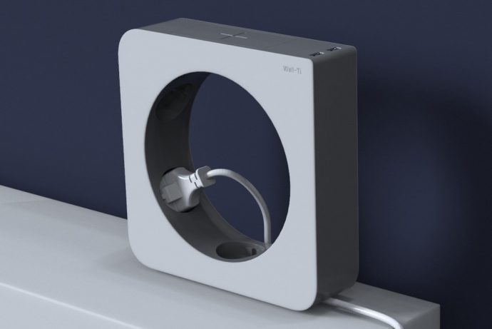 Wall-Ti Tap power strip reminds us of the Muji CD Player