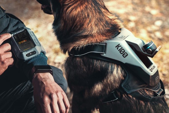 K100 gives an extra set of eyes for the K9 Dog squad