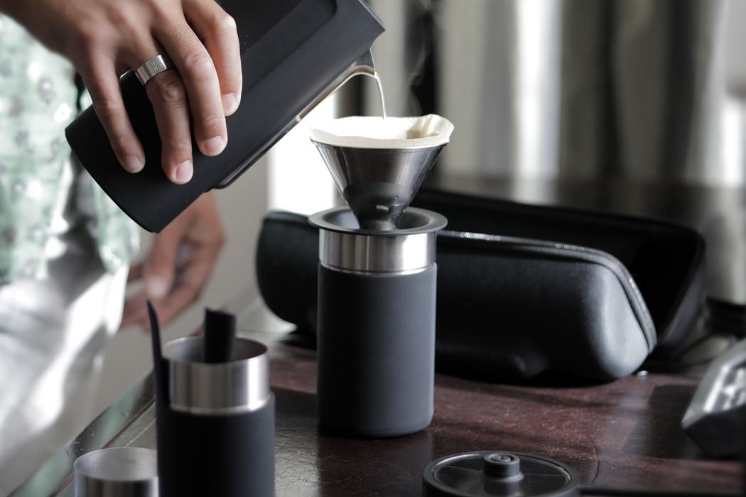 Make barista-quality coffee anywhere with this portable pour over kit -  Yanko Design