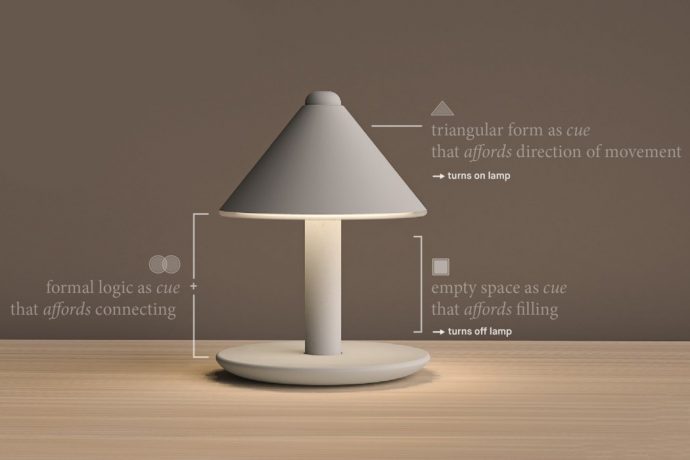 A lamp that carries a beautiful narrative!
