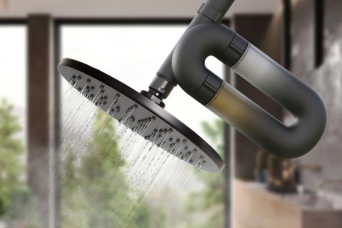 The VAND will purify your shower-water of hard chemicals as you’re bathing