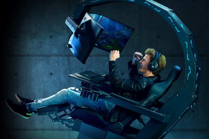 The Acer Predator Thronos is the prequel to ‘Ready Player One’ gaming equipment