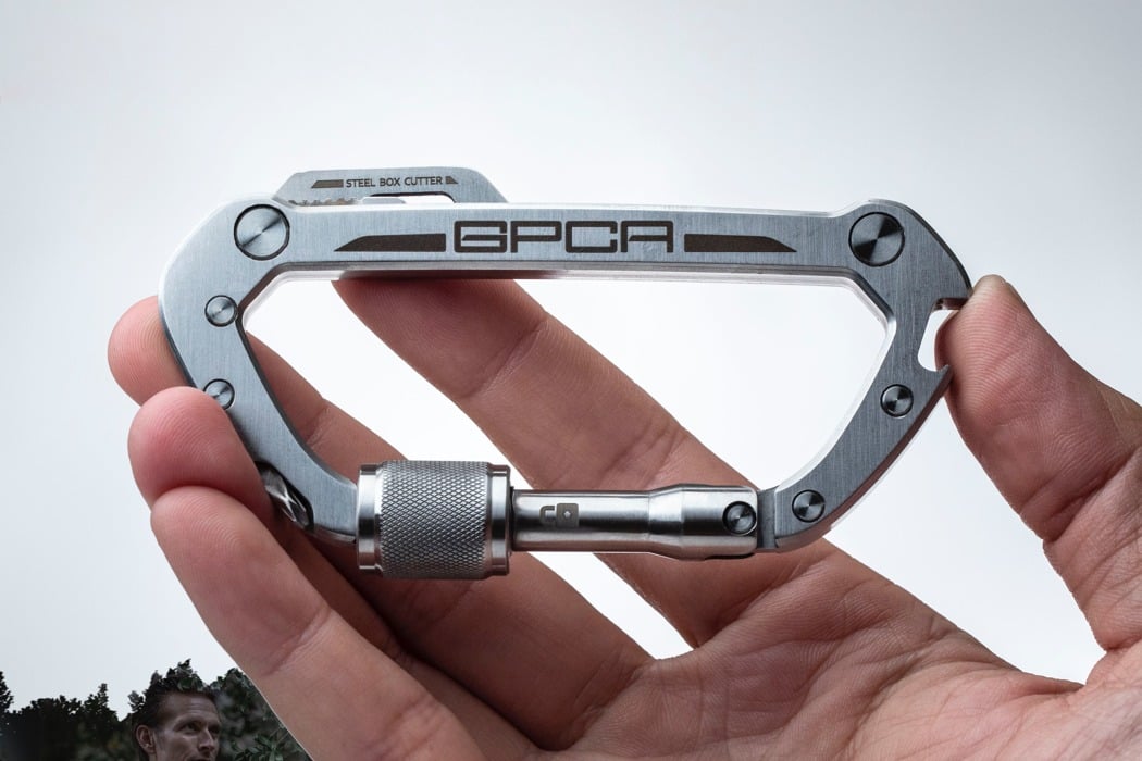 The GPCA Carabiner is a badass EDC multitool that could literally save your life