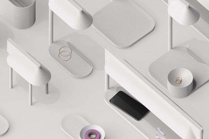 Modular roof-shaped lighting that goes from your desk to your floor with ease!