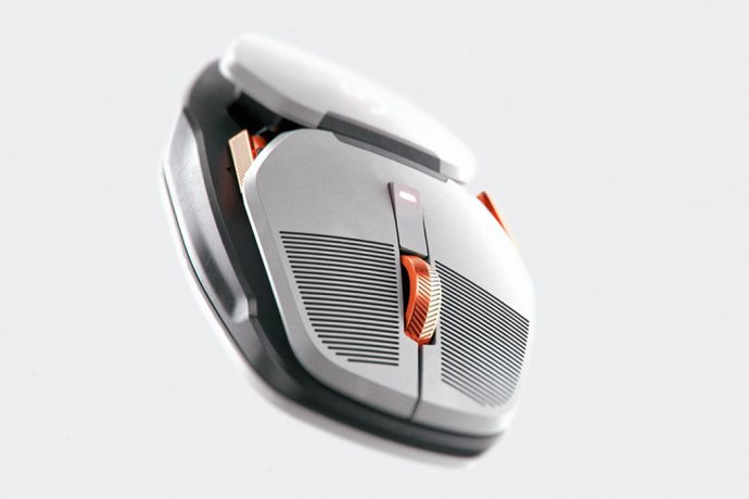 This Logitech Mouse gives your gaming setup an edgy, modern day aesthetic!