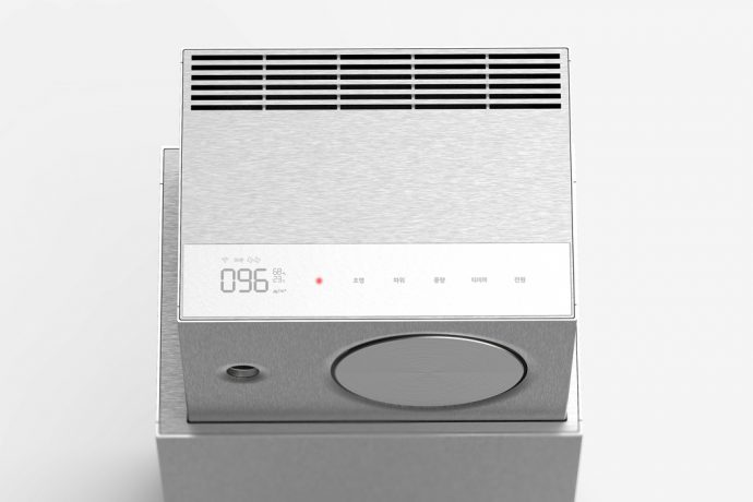 This air purifier’s top pops up when you need that extra purification!