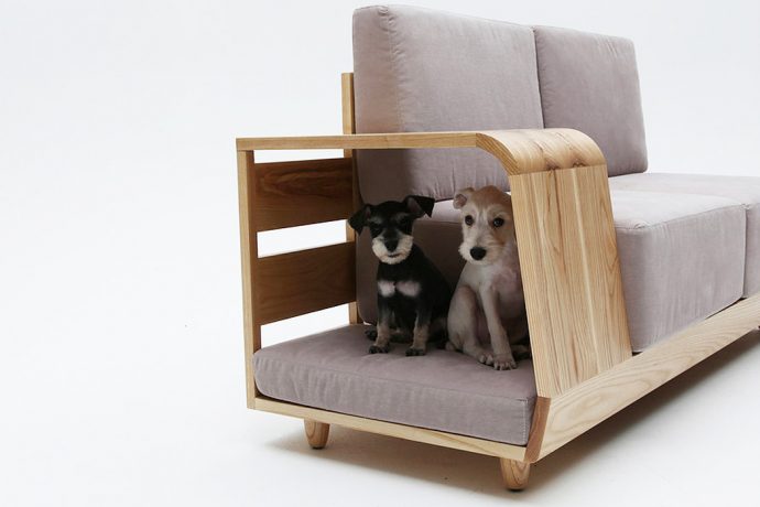 A pet-friendly sofa made just for you and your ‘Pawfect’ buddy!