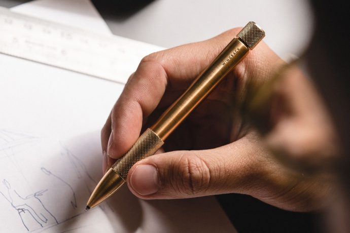 The all-metal Wingback Mechanical Pen is a delight for the senses!