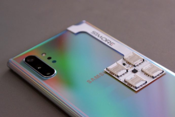You can give yourself 4 extra SIM Cards with this Samsung Galaxy Multi-SIM Adapter
