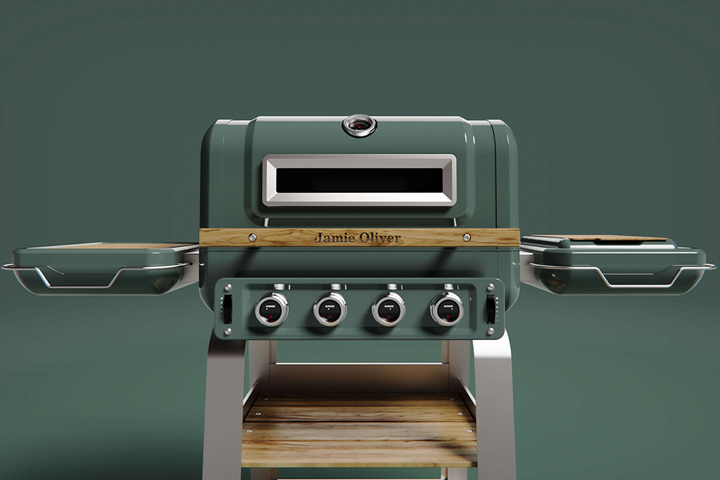 bule konstruktion junk Jamie Oliver's latest barbecue grill amusingly resembles the backside of a  Land Rover! - Yanko Design