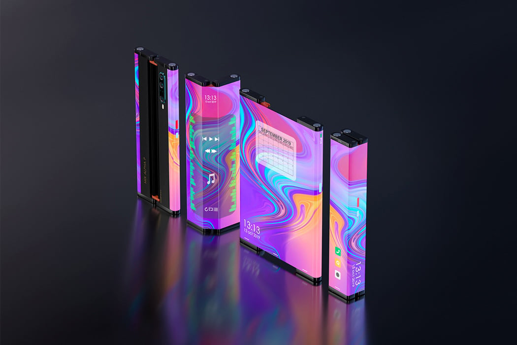 vinde glans Litterær kunst Forget expanding phones, Xiaomi Mi Mix Alpha's successor folds to quarter  of its size! - Yanko Design