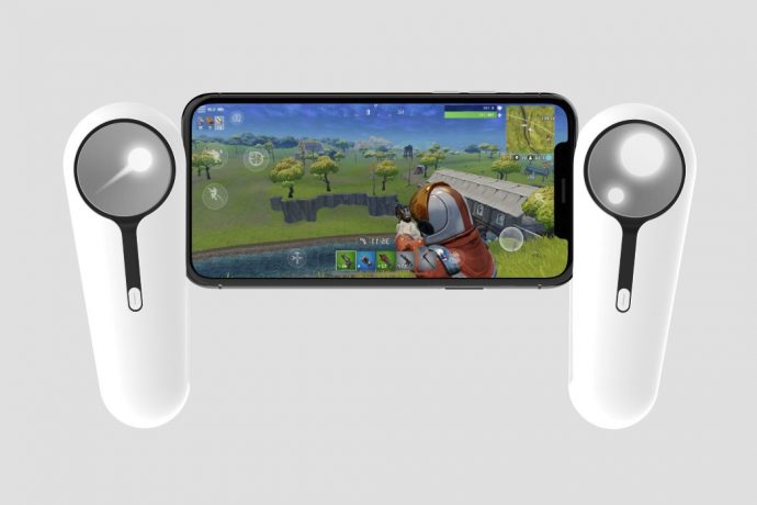 This gaming controller’s layout adapts to suit the mobile game you’re playing
